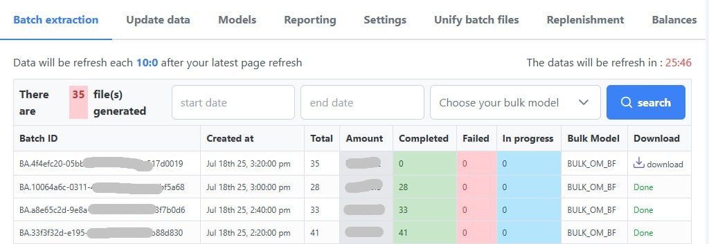 Bulk Payment Overview