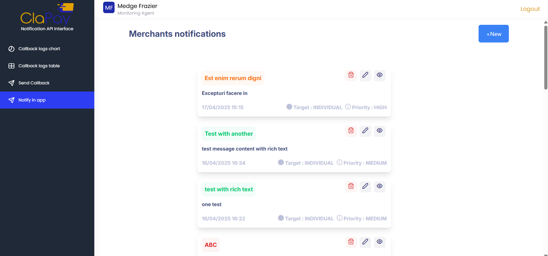 Notify In App Overview