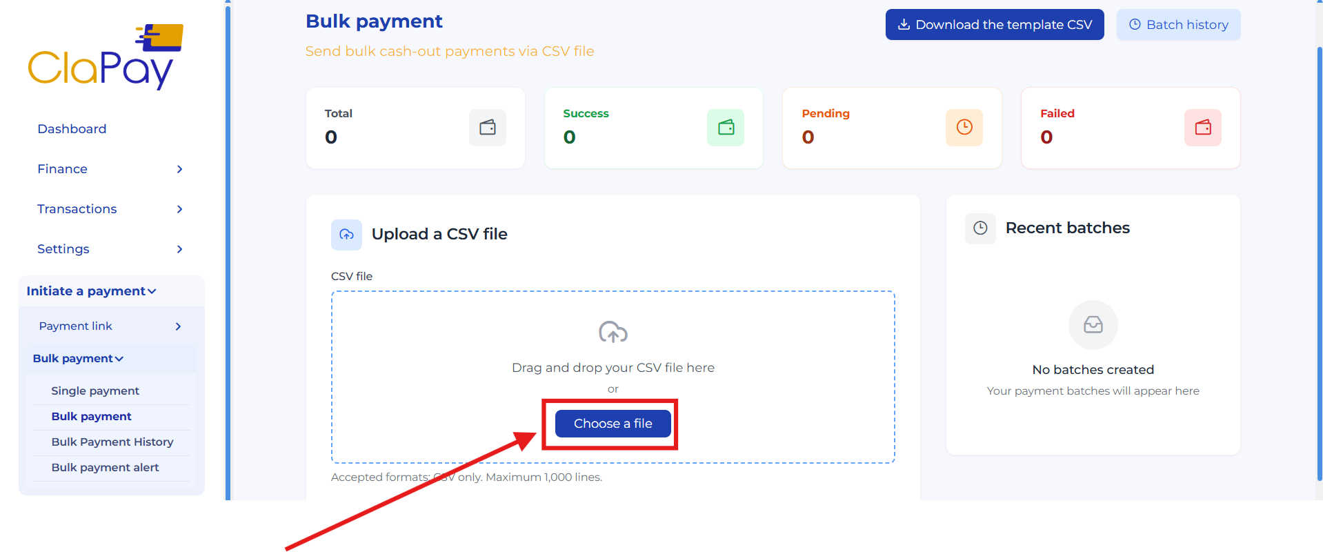 Importer un fichier CSV