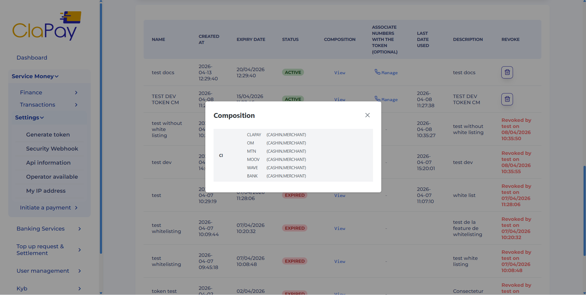 Generate Token 11