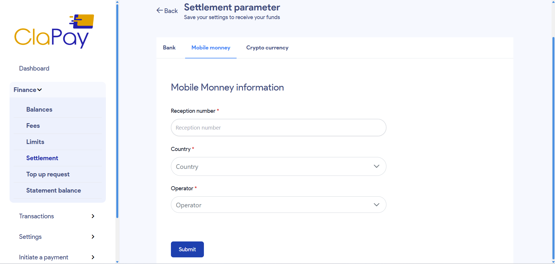 settlement mobile